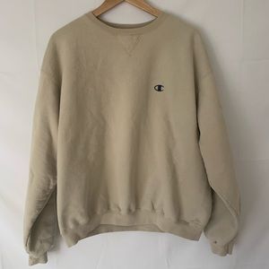 Tan champion crewneck